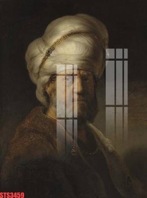 File tranh gốc PSD Tranh sơn dầu phương tây tổng hợp STS3459 còn nguyên layer