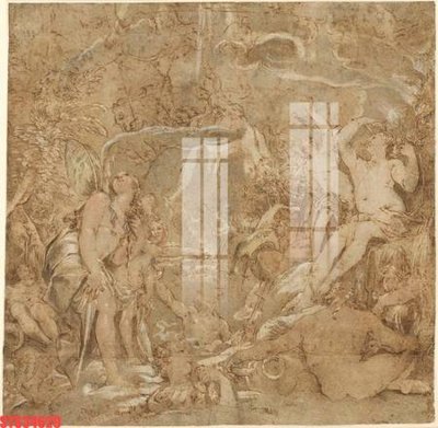 File gốc Tranh sơn dầu phương tây tổng hợp STS34629 (in lụa) hoa văn cổ điển