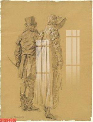 File gốc Tranh sơn dầu phương tây tổng hợp STS34637 (phong cách) tối giản