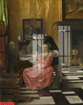 File in trần Tranh sơn dầu phương tây tổng hợp STS34962 (file gốc) xuyên sáng