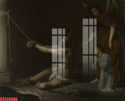 File ảnh Tranh sơn dầu phương tây tổng hợp STS34986 (gốc) dùng in Pano