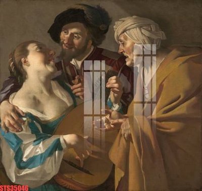 File tranh in trần Tranh sơn dầu phương tây tổng hợp STS35046 (ảnh gốc siêu nét)