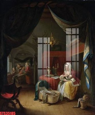 File tranh gốc Tranh sơn dầu phương tây tổng hợp STS35185 (bản quyền) file PSD