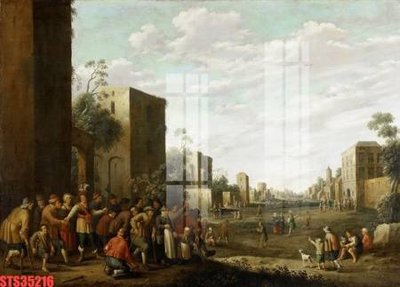 File in lụa Tranh sơn dầu phương tây tổng hợp STS35216 (tân cổ điển) Tranh sơn dầu phương tây tổng hợp STS35216