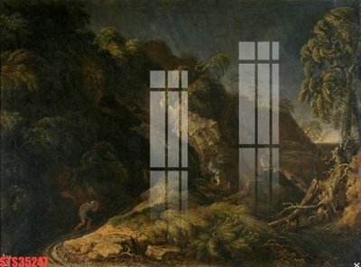 File PSD Tranh sơn dầu phương tây tổng hợp STS35247 (nguyên gốc) chất lượng cao