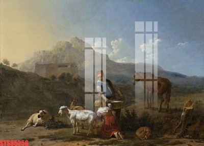 File tranh Tranh sơn dầu phương tây tổng hợp STS35256 (ảnh gốc) độ nét vượt trội