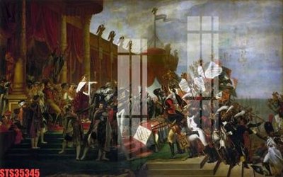 File gốc Tranh sơn dầu phương tây tổng hợp STS35345 (phong cách) châu Âu