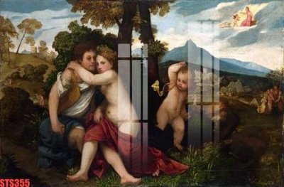 Chi tiết file tranh tráng gương Tranh sơn dầu phương tây tổng hợp STS355 (ảnh gốc)