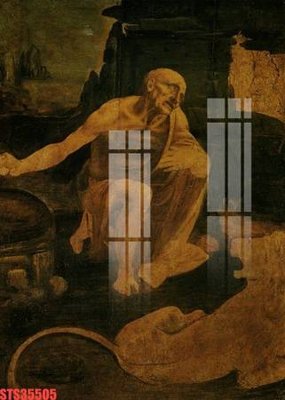 File in trần Tranh sơn dầu phương tây tổng hợp STS35505 (bản gốc) mây trời