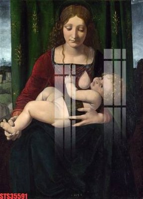 File PSD Tranh sơn dầu phương tây tổng hợp STS35591 (gốc) nhiều lớp (multi-layer)