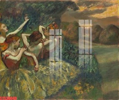 File tranh Tranh sơn dầu phương tây tổng hợp STS36040 (bản gốc) in lụa dán tường