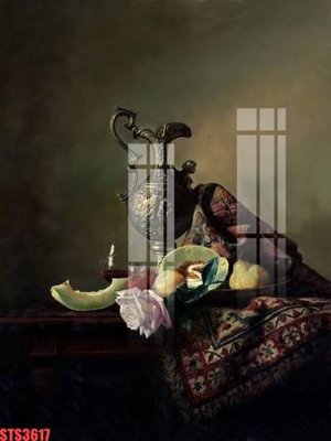 File gốc Tranh sơn dầu phương tây tổng hợp STS3617 (in lụa) tranh thuận buồm