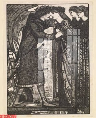 File in trần Tranh sơn dầu phương tây tổng hợp STS36286 (file gốc) xuyên sáng