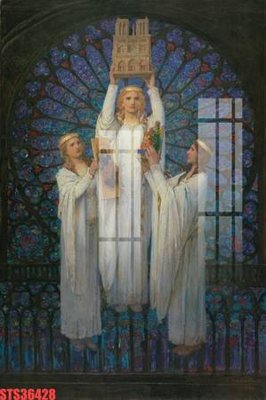 Download file Tranh sơn dầu phương tây tổng hợp STS36428 (chất lượng in ấn)