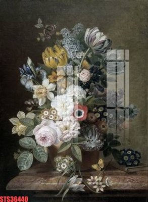 File gốc Tranh sơn dầu phương tây tổng hợp STS36440 (in tráng gương) sang trọng