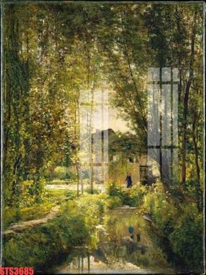 File in mica Tranh sơn dầu phương tây tổng hợp STS3685 (ảnh gốc) đẹp