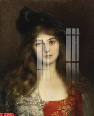 File gốc Tranh sơn dầu phương tây tổng hợp STS3695 (in 3D) cho trang trí