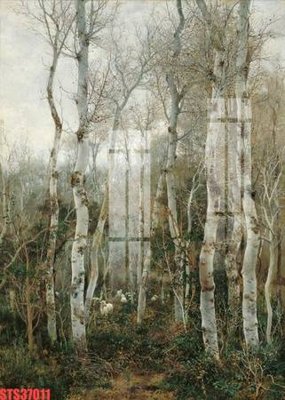 Tải file gốc in lụa Tranh sơn dầu phương tây tổng hợp STS37011 siêu nét