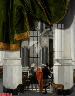 File ảnh Tranh sơn dầu phương tây tổng hợp STS37017 (gốc) in poster