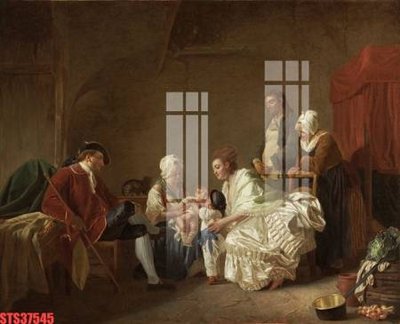 Tải file Tranh sơn dầu phương tây tổng hợp STS37545 (gốc) in tranh tráng gương