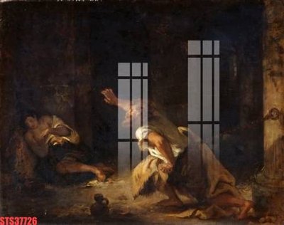 File tranh in trần Tranh sơn dầu phương tây tổng hợp STS37726 (ảnh gốc siêu nét)