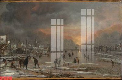 File in ấn Tranh sơn dầu phương tây tổng hợp STS379 (bản gốc) sắc nét