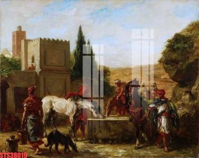 File gốc Tranh sơn dầu phương tây tổng hợp STS38019 (cho in ấn) độc quyền