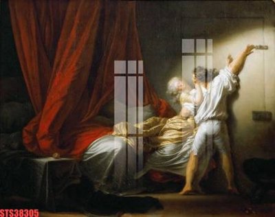 File gốc Tranh sơn dầu phương tây tổng hợp STS38305 (vector) cho in ấn