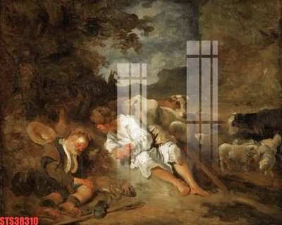 Tải file Tranh sơn dầu phương tây tổng hợp STS38310 (gốc) làm tranh treo tường