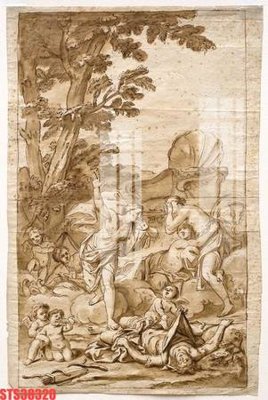 Download file gốc Tranh sơn dầu phương tây tổng hợp STS38320 (in mica) logo