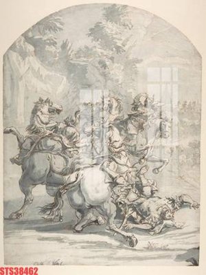 File gốc Tranh sơn dầu phương tây tổng hợp STS38462 (PSD/TIFF) độ phân giải cao