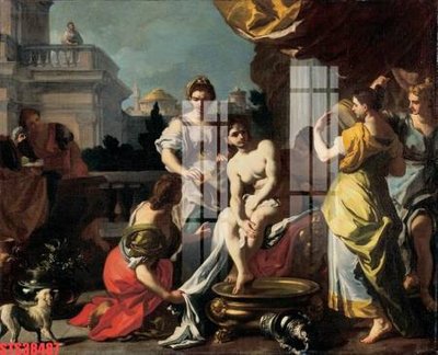 File gốc in tráng gương Tranh sơn dầu phương tây tổng hợp STS38487 chi tiết