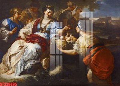 File tranh gốc Tranh sơn dầu phương tây tổng hợp STS38495 (bản quyền) file PSD