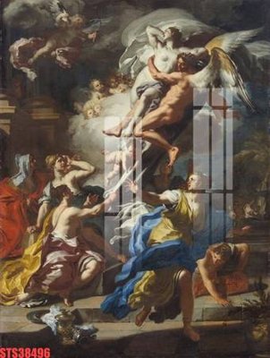 Tải file Tranh sơn dầu phương tây tổng hợp STS38496 (PSD) cho in ấn quảng cáo