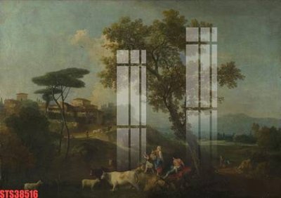 File tranh quảng cáo Tranh sơn dầu phương tây tổng hợp STS38516 (file gốc) chuyên nghiệp