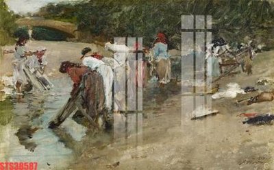 File tranh Tranh sơn dầu phương tây tổng hợp STS38587 (bản gốc) in lụa 3D