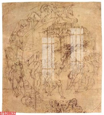 Download file gốc Tranh sơn dầu phương tây tổng hợp STS38632 (in lụa) cao cấp