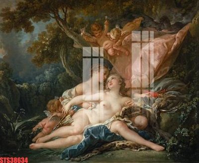 Tải file Tranh sơn dầu phương tây tổng hợp STS38634 (gốc) chủ đề hoa sen