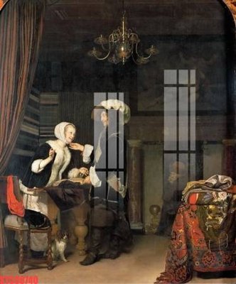 File in mica Tranh sơn dầu phương tây tổng hợp STS38740 (bản gốc) làm vách ngăn