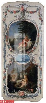 File gốc Tranh sơn dầu phương tây tổng hợp STS38798 (thiết kế) cho in ấn