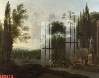 File gốc Tranh sơn dầu phương tây tổng hợp STS38912 (in lụa) chi tiết cao