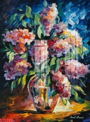 File gốc Tranh sơn dầu phương tây tổng hợp STS390 (in lụa) tranh mã đáo