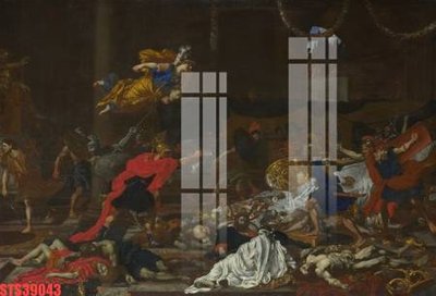 Tải file Tranh sơn dầu phương tây tổng hợp STS39043 (PSD) cho in tranh 3D