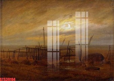 File PSD Tranh sơn dầu phương tây tổng hợp STS39194 (gốc) cho in quảng cáo