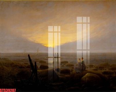 File tranh Tranh sơn dầu phương tây tổng hợp STS39207 (bản gốc) in lụa 5D