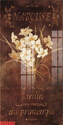 Download file gốc Tranh sơn dầu phương tây tổng hợp STS3932 (in lụa) hoa lá