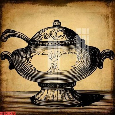 File in trần Tranh sơn dầu phương tây tổng hợp STS39375 (bản gốc) mây trời