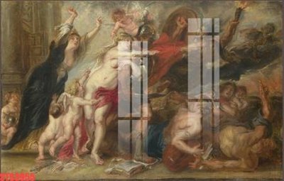 File ảnh Tranh sơn dầu phương tây tổng hợp STS3955 (gốc) in poster