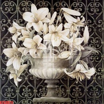 File gốc Tranh sơn dầu phương tây tổng hợp STS39711 (in tráng gương) ốp tường