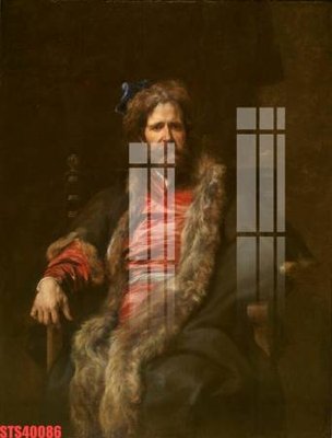 Hình ảnh file gốc in trần nhà Tranh sơn dầu phương tây tổng hợp STS40086